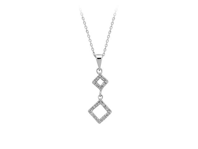 Diamant Azteken Collier – handgefertigter Diamantschmuck aus Feingold | Sirius Diamant