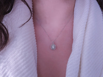 Baguette Diamond Helia Necklace