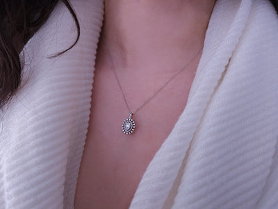 Baguette Diamond Helia Necklace