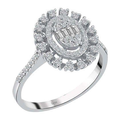 Baguette Diamond Helia Ring