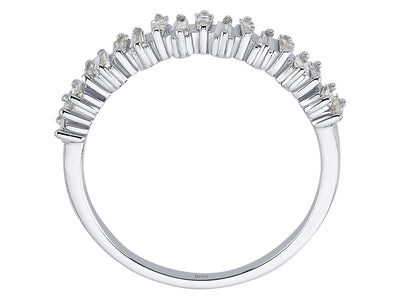 Regatta ring with baguette diamonds