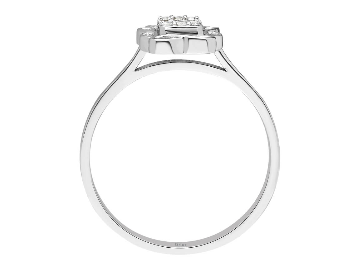Baguette Diamant Unendlichkeit Ring – handgefertigter Diamantschmuck aus Feingold | Sirius Diamant