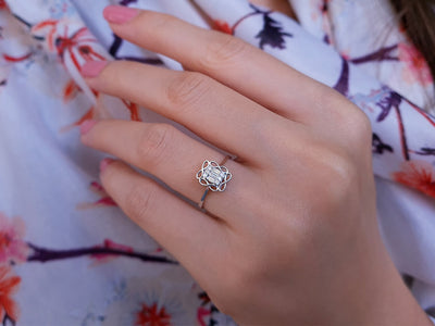 Baguette Diamond Infinity Ring