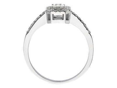 0.28 carat baguette diamond ring