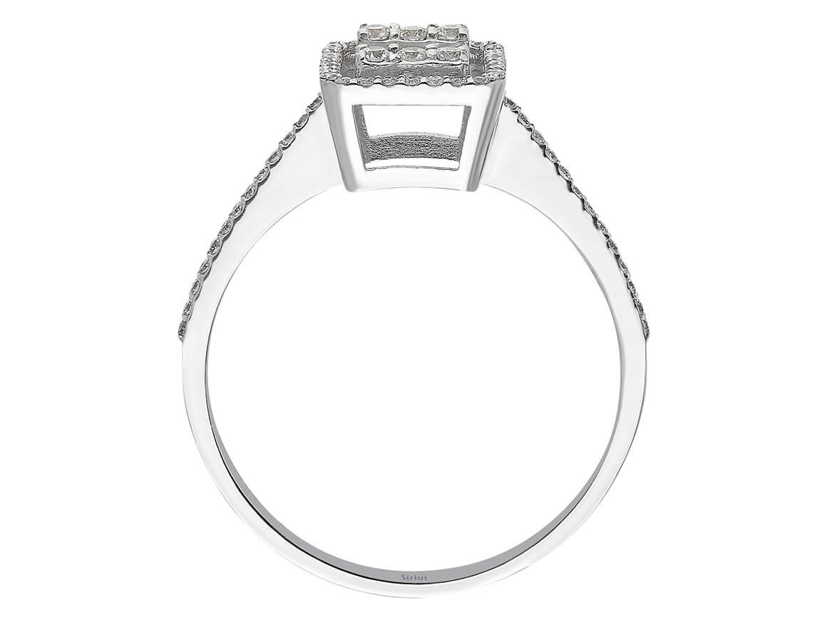 0,31 Karat Baguette Diamant Ring - handgefertigter Diamantschmuck aus Feingold | Sirius Diamant