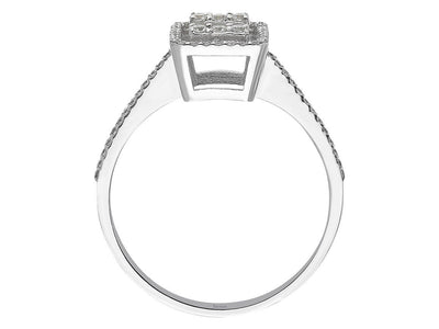 0.31 carat baguette diamond ring