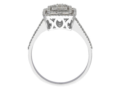 0.54 carat baguette diamond ring