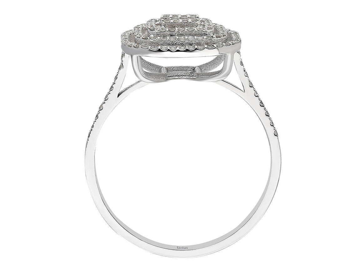 0,39 Karat Diamant Baguette Ring – handgefertigter Diamantschmuck aus Feingold | Sirius Diamant