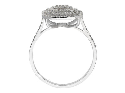0.39 carat diamond baguette ring