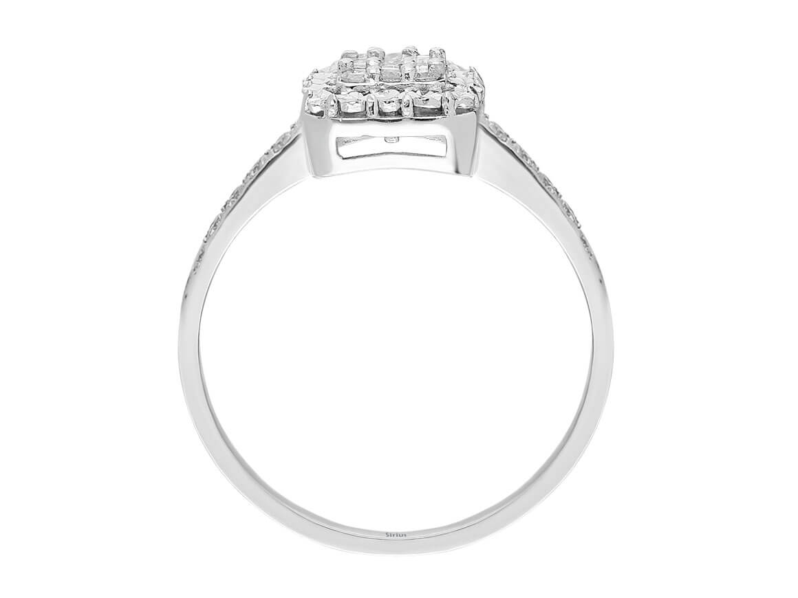 0,25 Carat Baguette Diamant Ring - handgefertigter Diamantschmuck aus Feingold | Sirius Diamant