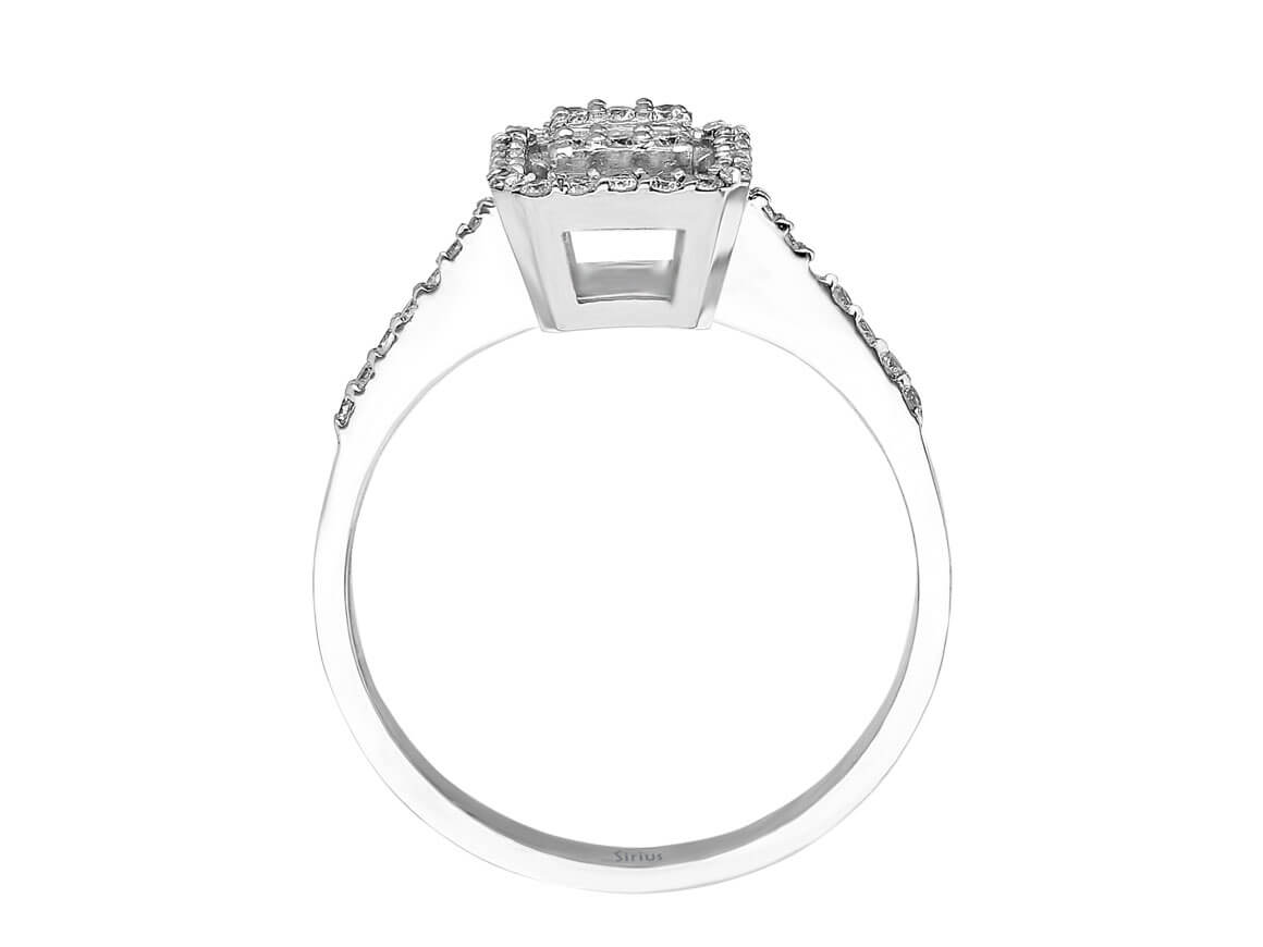 0,30 Carat Baguette Diamant Ring - handgefertigter Diamantschmuck aus Feingold | Sirius Diamant