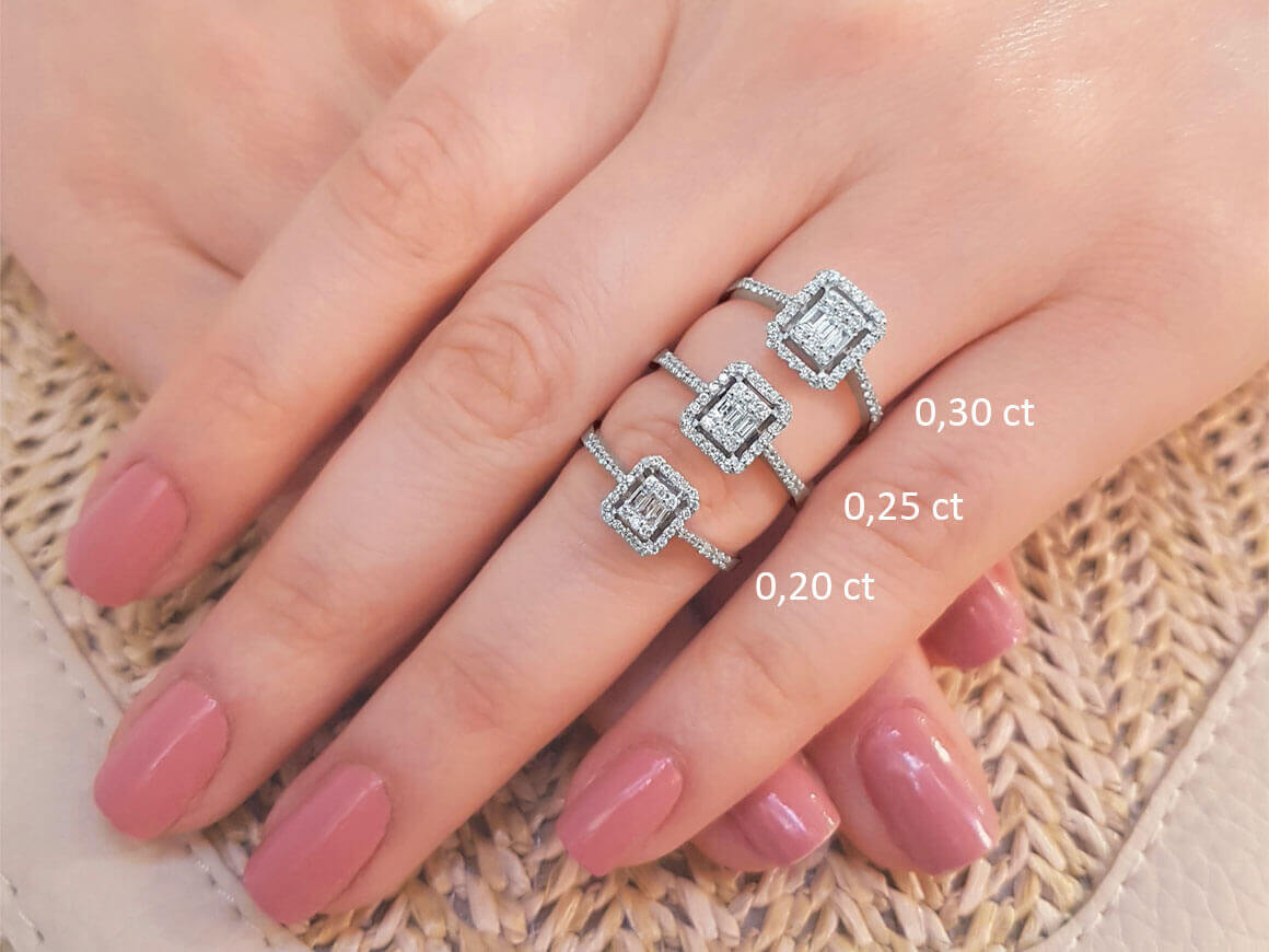 0.25 Carat Baguette Diamond Ring