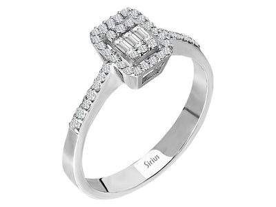 0.20 Carat Baguette Diamond Ring