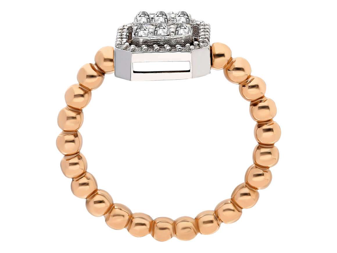 0,42 Carat Baguette Diamant Ring - handgefertigter Diamantschmuck aus Feingold | Sirius Diamant