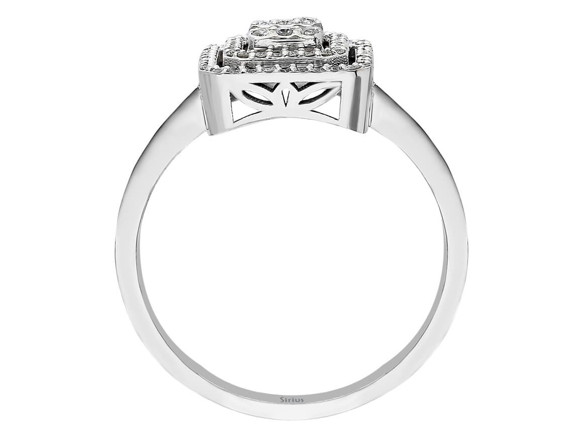 0,40 Carat Baguette Diamant Ring - handgefertigter Diamantschmuck aus Feingold | Sirius Diamant