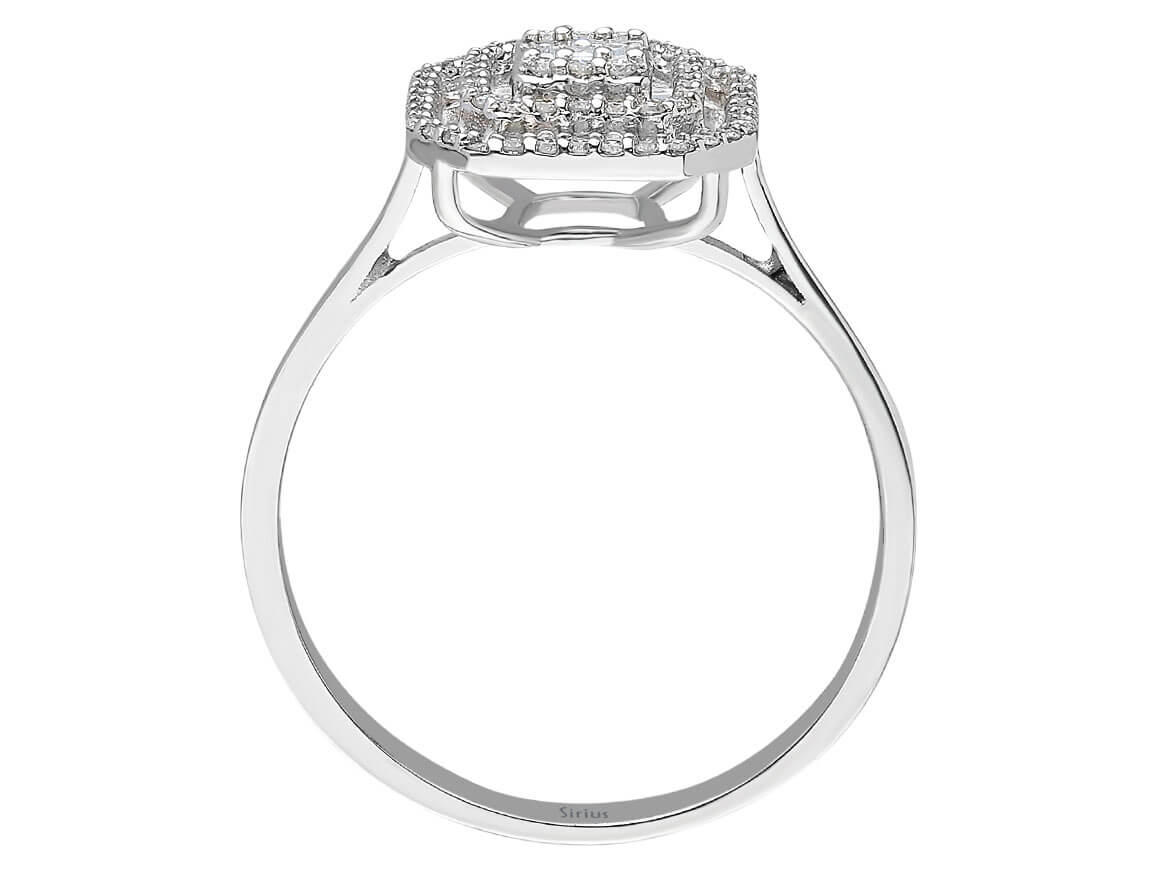 0,25 Carat Baguette Diamant Ring - handgefertigter Diamantschmuck aus Feingold | Sirius Diamant