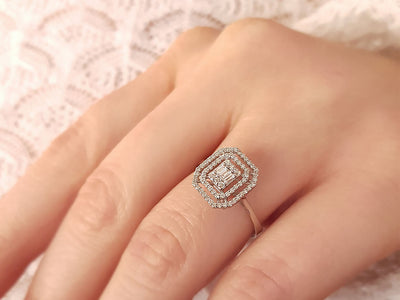0.25 Carat Baguette Diamond Ring