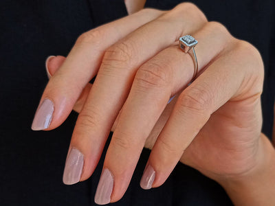 0.15 Carat Baguette Diamond Ring