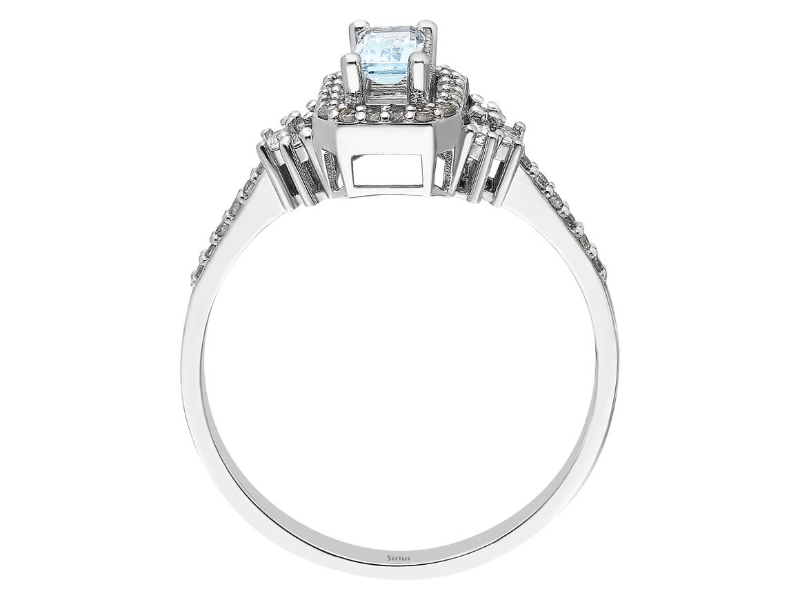 Baguette Diamant Himmel Ring - handgefertigter Diamantschmuck aus Feingold | Sirius Diamant