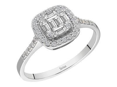 Baguette Diamond Levine Ring