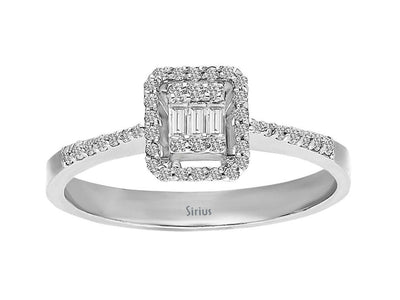 0.20 Carat Baguette Diamond Ring
