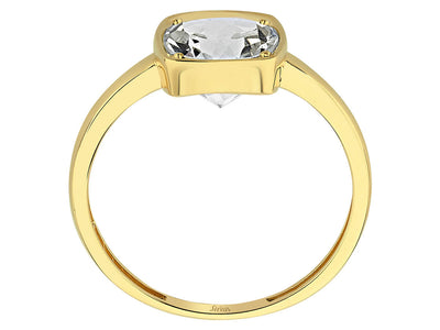 Pingala ring with white topaz