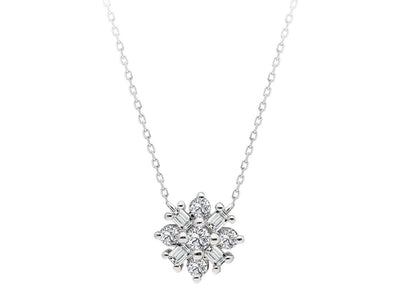 Diamond Capella Star Baguette Necklace