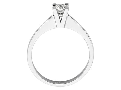 D color 0.30 carat diamond solitaire ring