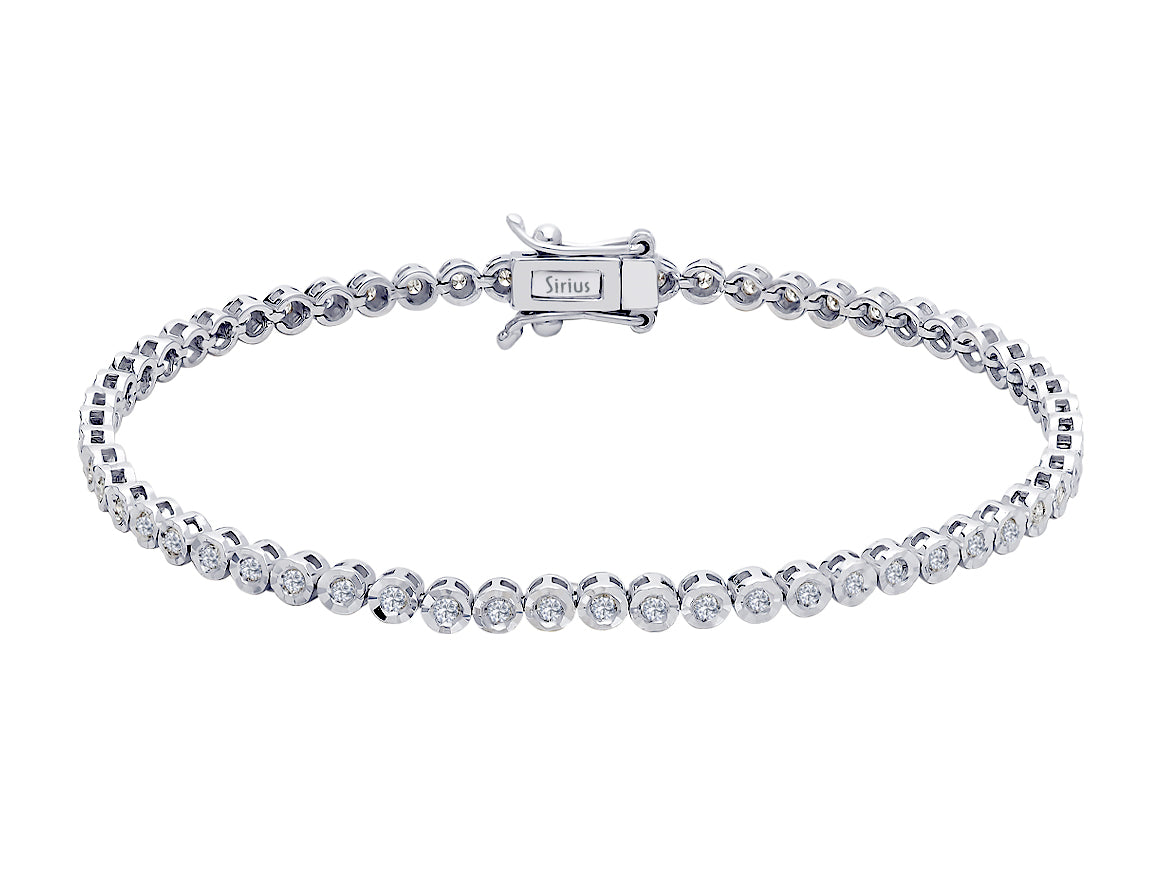 Daisy Diamant-Wasserweg-Armband - handgefertigter Diamantschmuck aus Feingold | Sirius Diamant
