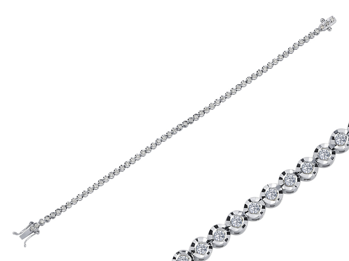 Daisy Diamant-Wasserweg-Armband - handgefertigter Diamantschmuck aus Feingold | Sirius Diamant