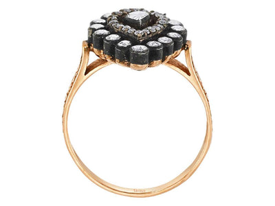 Drop-shaped diamond and diamond ring