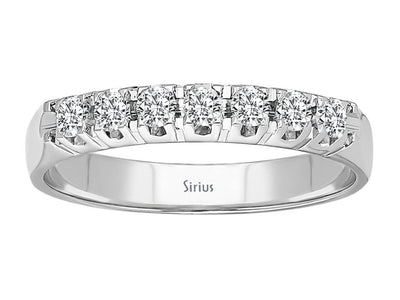 0.33 carat 7 diamond alliance in 14 K