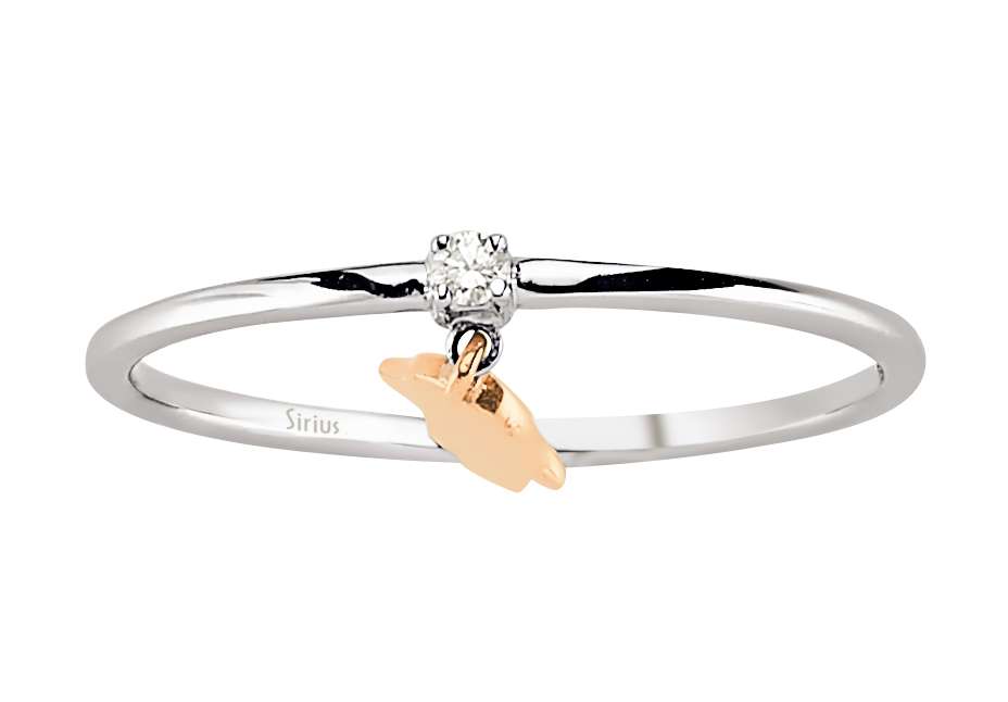 Diamant Fatimas Hand Motiv Ring - handgefertigter Diamantschmuck aus Feingold | Sirius Diamant