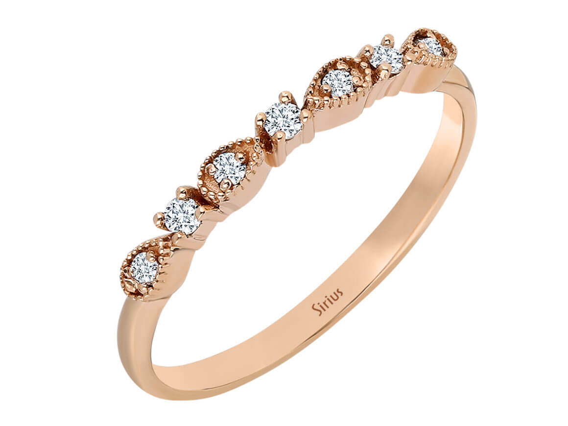 Diamant Formentara Ring - handgefertigter Diamantschmuck aus Feingold | Sirius Diamant