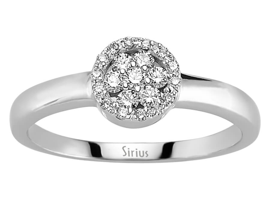 Diamant Fortuna Ring - handgefertigter Diamantschmuck aus Feingold | Sirius Diamant