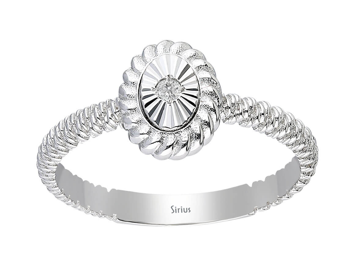 Diamant Frida Ring - handgefertigter Diamantschmuck aus Feingold | Sirius Diamant