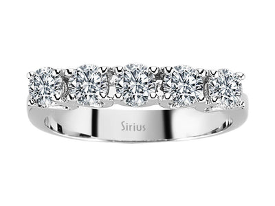 1.07 carat diamond 5 diamond alliance in 585 14 carat white gold