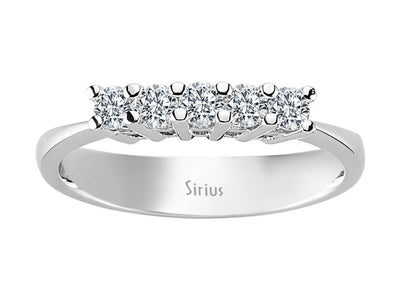 0.42 carat diamond 5 diamond alliance in 585 14 K white gold