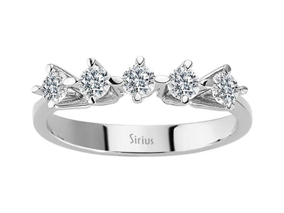 0.53 carat diamond 5 diamond alliance in 14 carat white gold