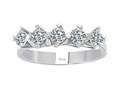 0.80 carat diamond 5 diamond alliance in 750 18 carat white gold