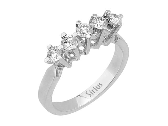 0.60 carat diamond 5 stone alliance