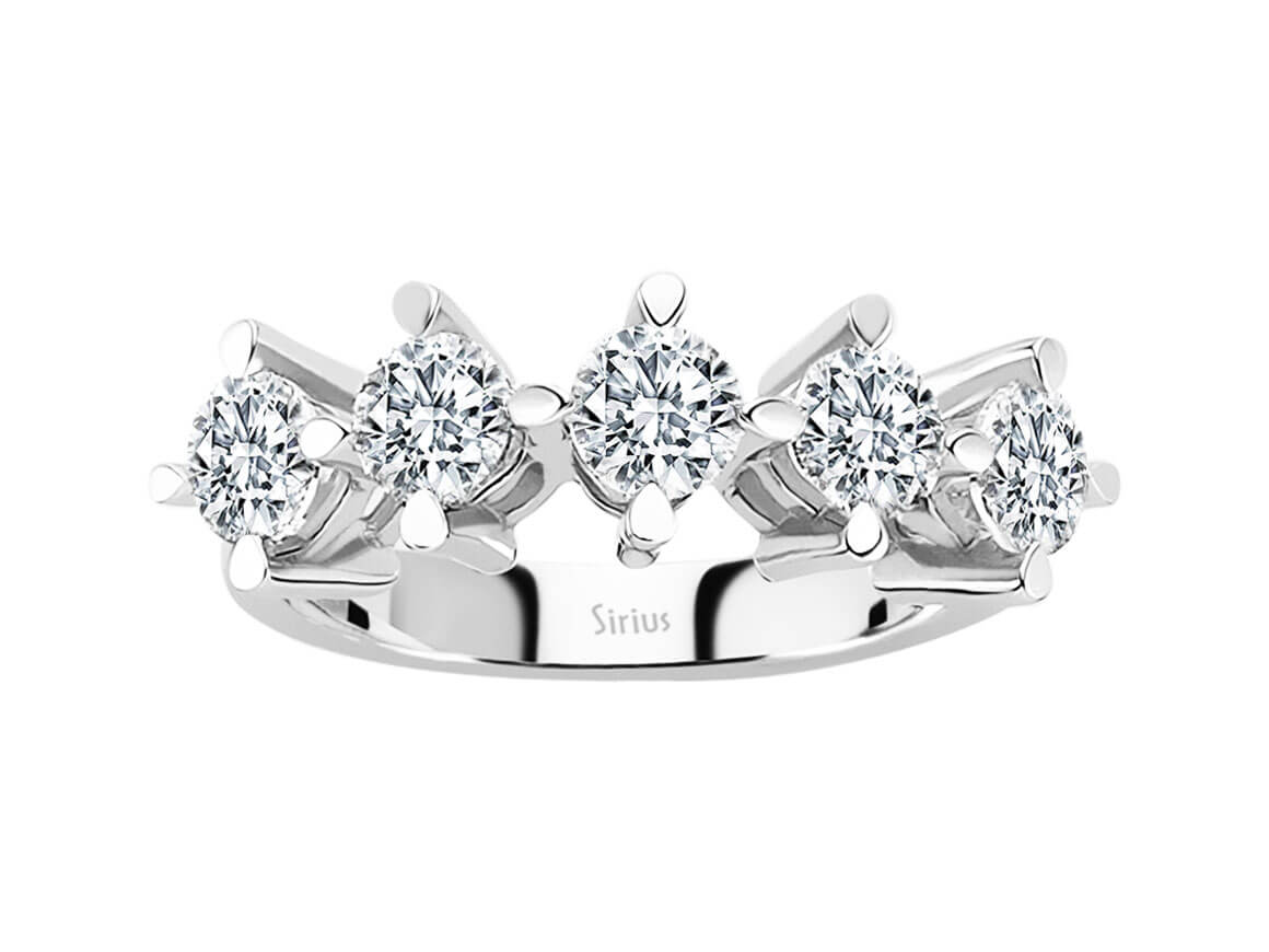 1.65 carat diamond 5 stone alliance