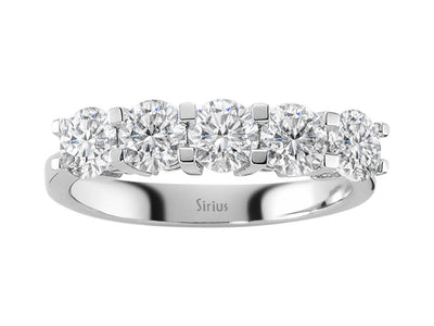 1.52 carat diamond 5 diamond alliance in 18 K