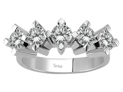 1.56 carat 5 diamond alliance