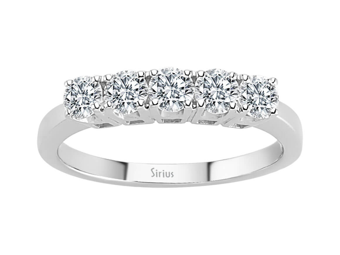 0.73 carat diamond 5 stone alliance