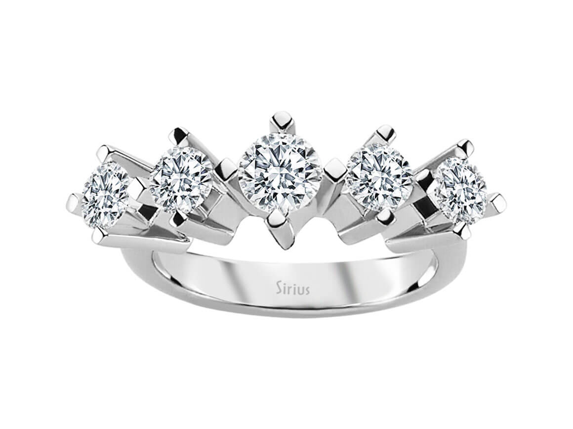 1.40 carat 5 stone diamond alliance