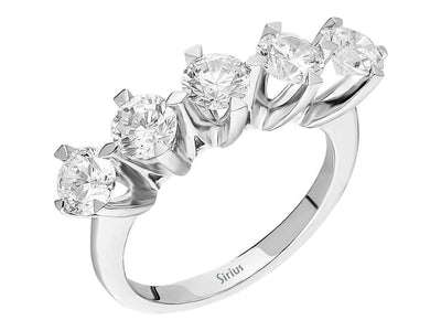 1.75 carat diamond 5 stone alliance