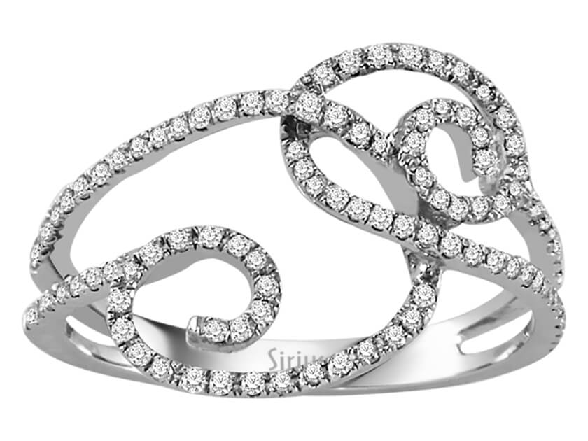 Diamant Design Ring - handgefertigter Diamantschmuck aus Feingold | Sirius Diamant