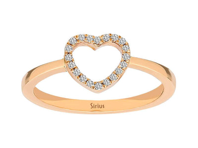 Diamond Heart Ring