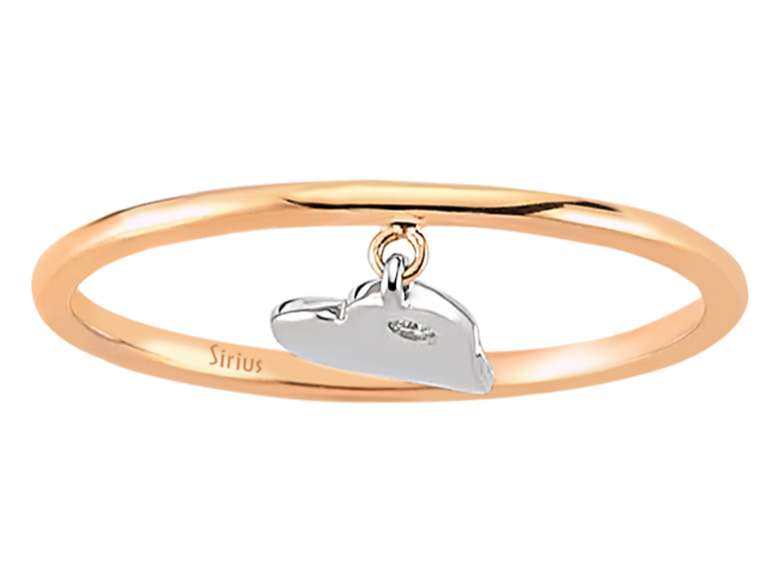Diamant Herz Ring - handgefertigter Diamantschmuck aus Feingold | Sirius Diamant